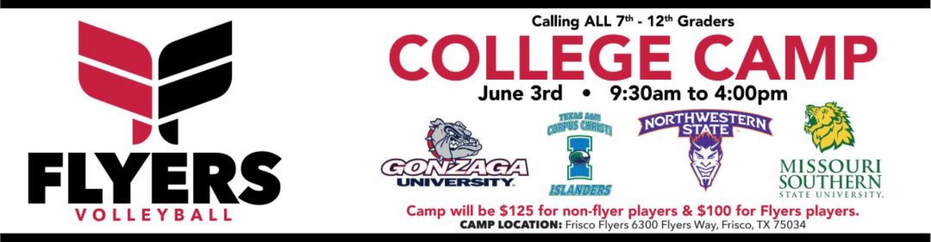 2026 Flyers College Camp